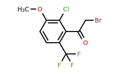 1807210-03-2 | 2'-Chloro-3'-methoxy-6'-(trifluoromethyl)phenacyl bromide