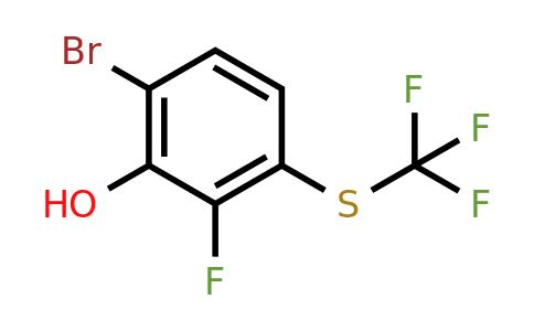 1807210-49-6 | 6-Bromo-2-fluoro-3-(trifluoromethylthio)phenol