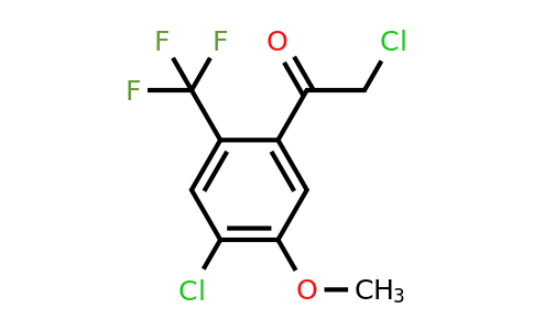 1807210-75-8 | 4'-Chloro-5'-methoxy-2'-(trifluoromethyl)phenacyl chloride