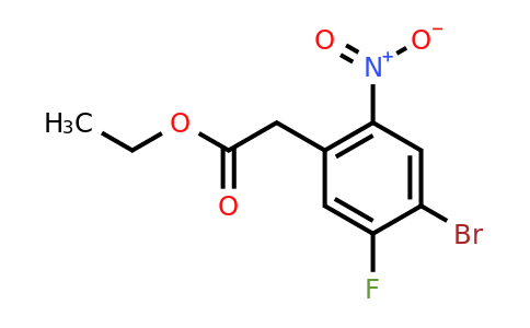 1807210-78-1 | Ethyl 4-bromo-5-fluoro-2-nitrophenylacetate