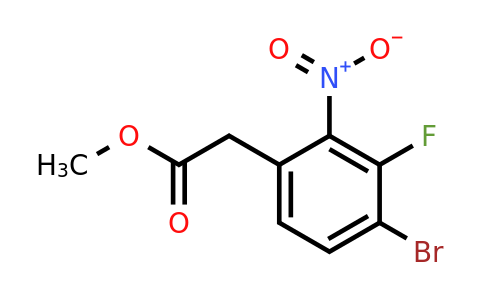 1807211-16-0 | Methyl 4-bromo-3-fluoro-2-nitrophenylacetate