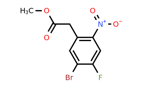 1807211-31-9 | Methyl 5-bromo-4-fluoro-2-nitrophenylacetate