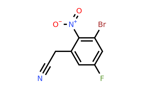 1807211-56-8 | 3-Bromo-5-fluoro-2-nitrophenylacetonitrile