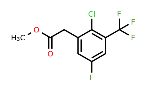 1807212-00-5 | Methyl 2-chloro-5-fluoro-3-(trifluoromethyl)phenylacetate
