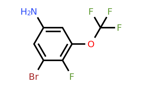 1807212-70-9 | 3-Bromo-4-fluoro-5-(trifluoromethoxy)aniline