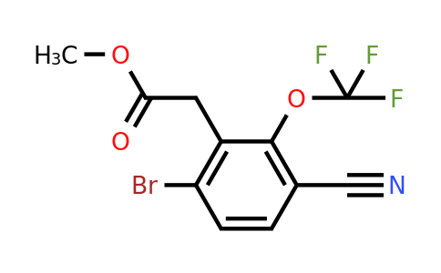 1807212-76-5 | Methyl 6-bromo-3-cyano-2-(trifluoromethoxy)phenylacetate