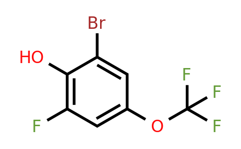 1807212-88-9 | 2-Bromo-6-fluoro-4-(trifluoromethoxy)phenol
