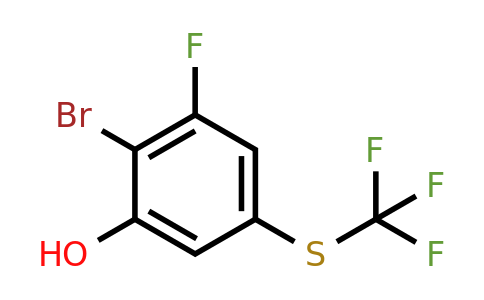 1807213-04-2 | 2-Bromo-3-fluoro-5-(trifluoromethylthio)phenol