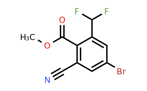 Methyl 4-bromo-2-cyano-6-(difluoromethyl)benzoate