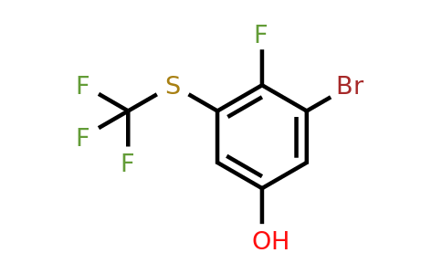 1807213-13-3 | 3-Bromo-4-fluoro-5-(trifluoromethylthio)phenol