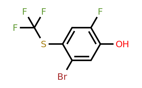 1807213-17-7 | 5-Bromo-2-fluoro-4-(trifluoromethylthio)phenol