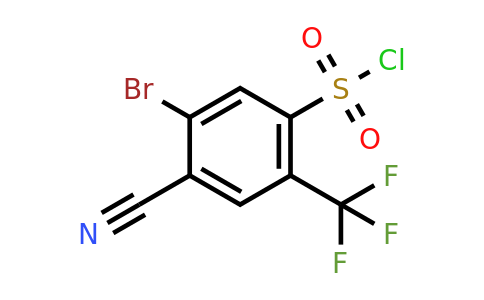 1807213-21-3 | 5-Bromo-4-cyano-2-(trifluoromethyl)benzenesulfonyl chloride