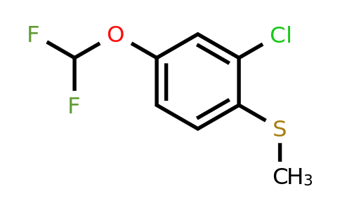 1807213-26-8 | 2-Chloro-4-(difluoromethoxy)thioanisole