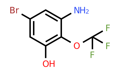 1807213-28-0 | 5-Bromo-3-hydroxy-2-(trifluoromethoxy)aniline
