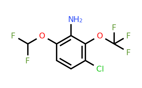 1807213-57-5 | 3-Chloro-6-difluoromethoxy-2-(trifluoromethoxy)aniline