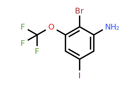 1807213-66-6 | 2-Bromo-5-iodo-3-(trifluoromethoxy)aniline