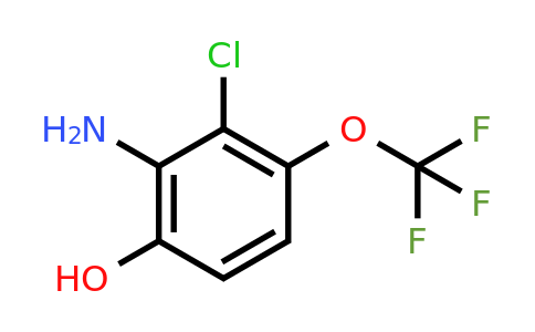 1807213-80-4 | 2-Chloro-6-hydroxy-3-(trifluoromethoxy)aniline