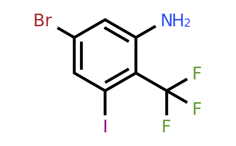 1807213-85-9 | 5-Bromo-3-iodo-2-(trifluoromethyl)aniline