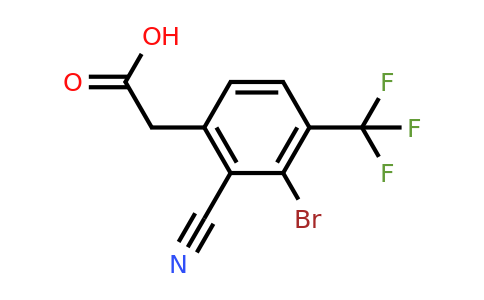 1807214-05-6 | 3-Bromo-2-cyano-4-(trifluoromethyl)phenylacetic acid