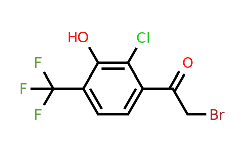 1807214-33-0 | 2'-Chloro-3'-hydroxy-4'-(trifluoromethyl)phenacyl bromide