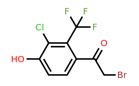 1807214-39-6 | 3'-Chloro-4'-hydroxy-2'-(trifluoromethyl)phenacyl bromide