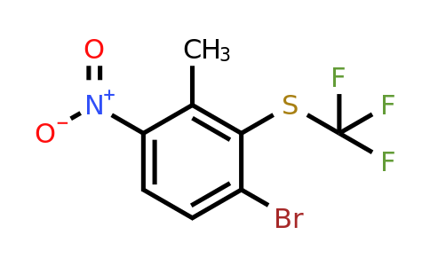 1807215-37-7 | 3-Bromo-6-nitro-2-(trifluoromethylthio)toluene