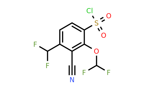 1807216-06-3 | 3-Cyano-2-difluoromethoxy-4-(difluoromethyl)benzenesulfonylchloride