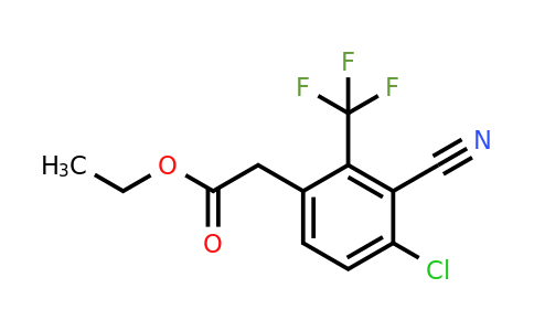 1807216-73-4 | Ethyl 4-chloro-3-cyano-2-(trifluoromethyl)phenylacetate