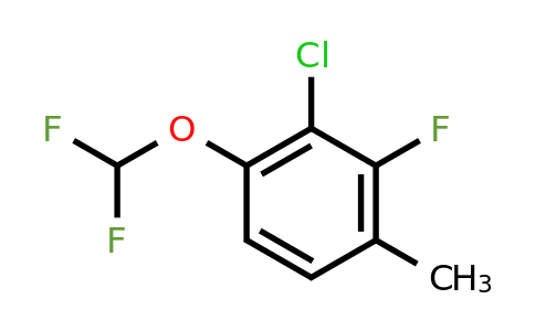 1807217-99-7 | 3-Chloro-4-difluoromethoxy-2-fluorotoluene