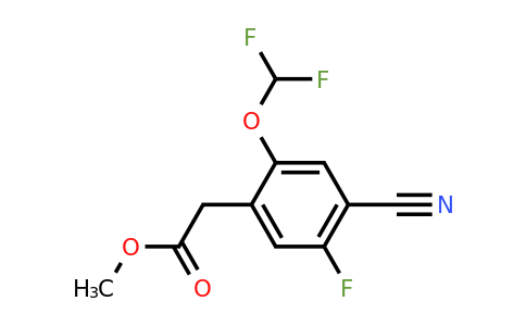 1807218-32-1 | Methyl 4-cyano-2-difluoromethoxy-5-fluorophenylacetate