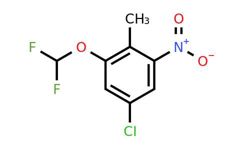 1807218-41-2 | 4-Chloro-2-difluoromethoxy-6-nitrotoluene