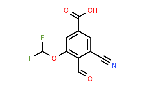 1807218-53-6 | 3-Cyano-5-difluoromethoxy-4-formylbenzoic acid