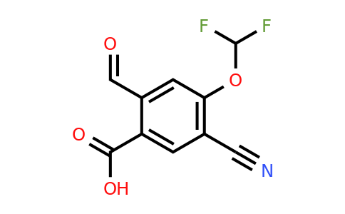 1807218-60-5 | 5-Cyano-4-difluoromethoxy-2-formylbenzoic acid