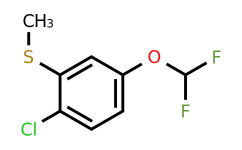 1807219-46-0 | 2-Chloro-5-(difluoromethoxy)thioanisole