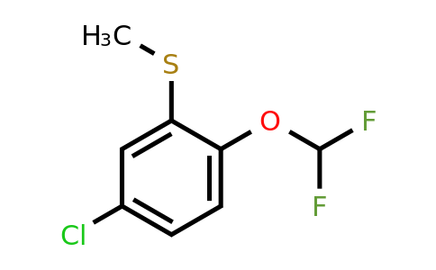 1807219-55-1 | 5-Chloro-2-(difluoromethoxy)thioanisole