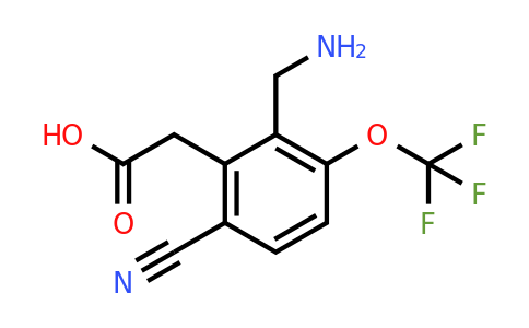 1807220-66-1 | 2-Aminomethyl-6-cyano-3-(trifluoromethoxy)phenylacetic acid