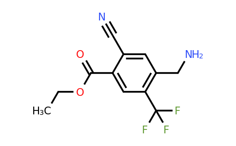 1807220-83-2 | Ethyl 4-aminomethyl-2-cyano-5-(trifluoromethyl)benzoate
