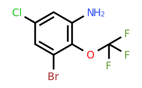 1807221-21-1 | 3-Bromo-5-chloro-2-(trifluoromethoxy)aniline