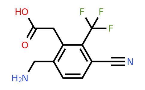 1807221-25-5 | 6-Aminomethyl-3-cyano-2-(trifluoromethyl)phenylacetic acid