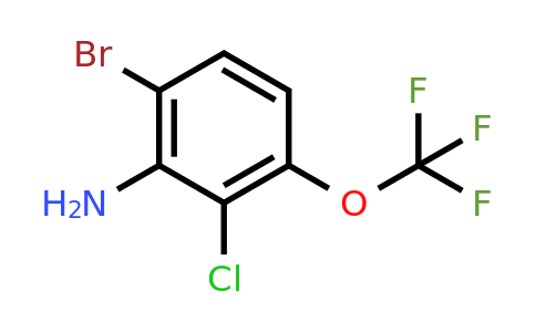 1807221-34-6 | 6-Bromo-2-chloro-3-(trifluoromethoxy)aniline