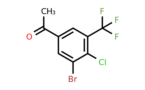 1807221-51-7 | 3'-Bromo-4'-chloro-5'-(trifluoromethyl)acetophenone