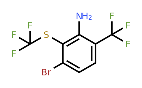 1807221-54-0 | 3-Bromo-6-trifluoromethyl-2-(trifluoromethylthio)aniline