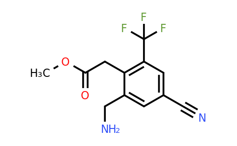 1807221-56-2 | Methyl 2-aminomethyl-4-cyano-6-(trifluoromethyl)phenylacetate