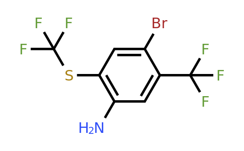 1807221-64-2 | 4-Bromo-5-trifluoromethyl-2-(trifluoromethylthio)aniline