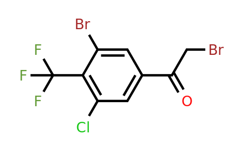 1807221-76-6 | 3'-Bromo-5'-chloro-4'-(trifluoromethyl)phenacyl bromide
