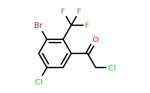 1807222-07-6 | 3'-Bromo-5'-chloro-2'-(trifluoromethyl)phenacyl chloride