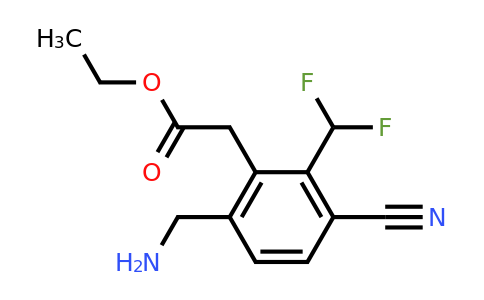 1807224-32-3 | Ethyl 6-aminomethyl-3-cyano-2-(difluoromethyl)phenylacetate
