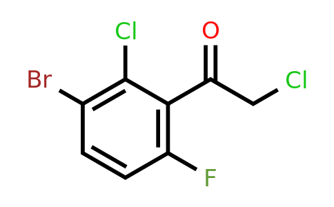 1807224-40-3 | 3'-Bromo-2'-chloro-6'-fluorophenacyl chloride