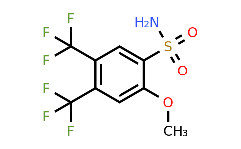 1807225-02-0 | 4,5-Bis(trifluoromethyl)-2-methoxybenzenesulfonamide