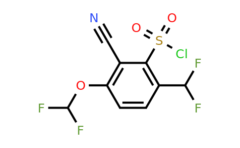 1807225-05-3 | 2-Cyano-3-difluoromethoxy-6-(difluoromethyl)benzenesulfonylchloride